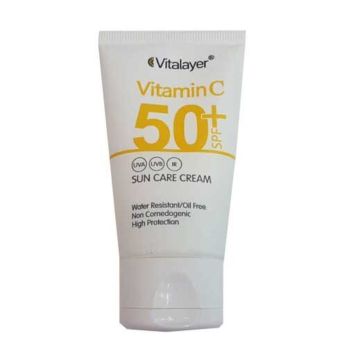 کرم ضد آفتاب بی رنگ ویتامین ث ویتالیر spf50